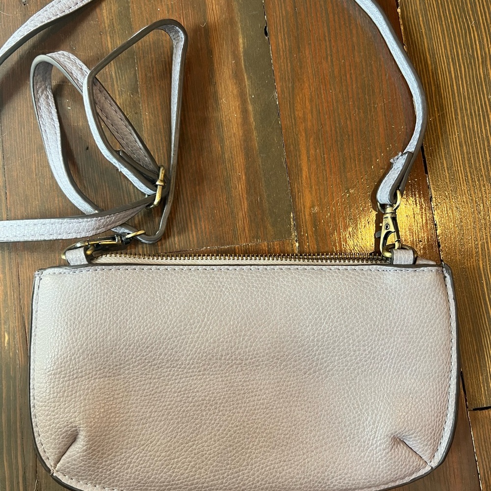 Joy Susan Leather Crossbody Wristlet